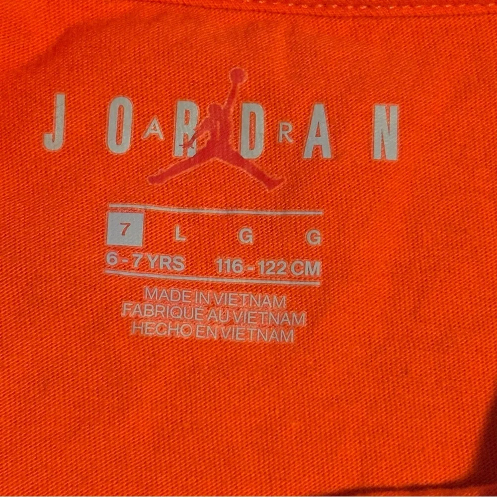 Jordan MVP Breakout Long Sleeve Tee Rush Orange Back to School‎ Shirt